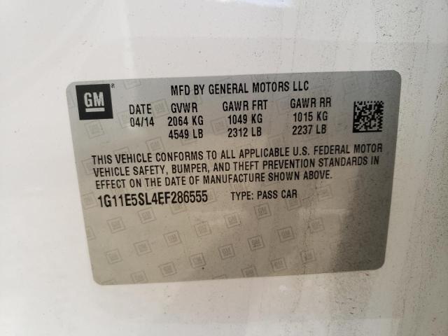 Photo 10 from auction – 2014 CHEVROLET MALIBU 2LT with VIN 1G11E5SL4EF286555