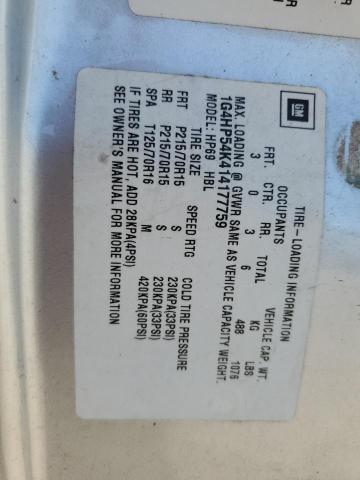 Photo 10 from auction – 2001 BUICK LESABRE CU with VIN 1G4HP54K414177759