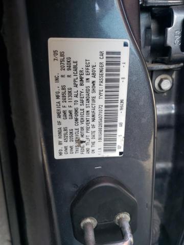 Photo 10 from auction – 2005 ACURA TL with VIN 19UUA66285A071072