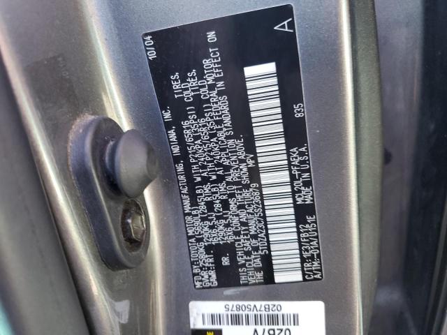 Photo 10 from auction – 2005 TOYOTA SIENNA CE with VIN 5TDZA23C75S236879