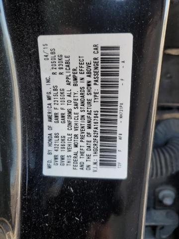 Photo 10 from auction – 2015 HONDA ACCORD EXL with VIN 1HGCR2F82FA167945