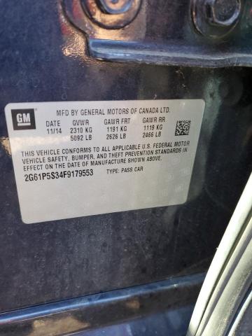 Photo 10 from auction – 2015 CADILLAC XTS PREMIU with VIN 2G61P5S34F9179553