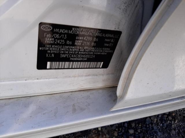 Photo 10 from auction – 2013 HYUNDAI SONATA SE with VIN 5NPEC4AC8DH689324