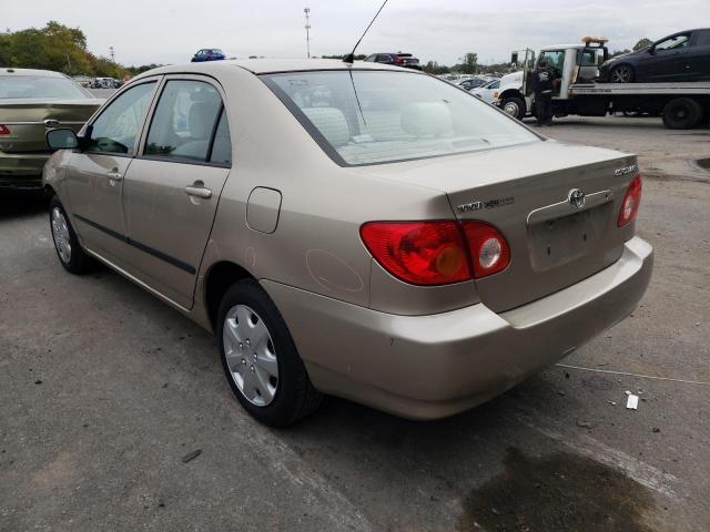 Photo 3 from auction – 2004 TOYOTA COROLLA CE with VIN 2T1BR32E54C270216