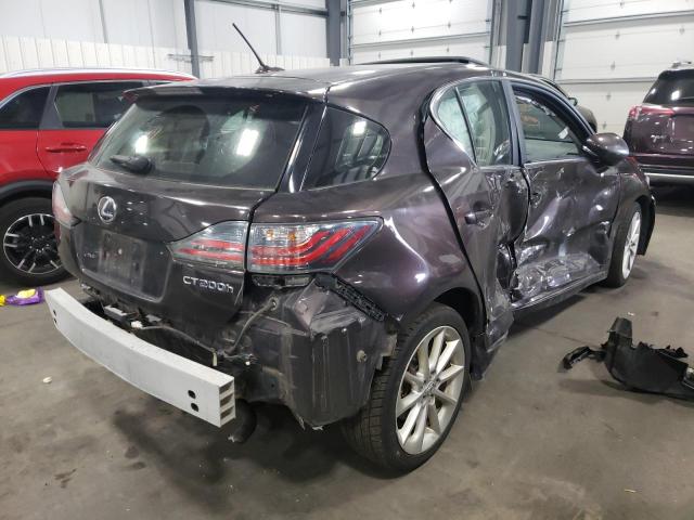 Photo 4 from auction – 2012 LEXUS CT 200 with VIN JTHKD5BH1C2085418