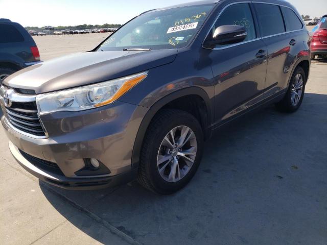 Photo 2 from auction – 2014 TOYOTA HIGHLANDER with VIN 5TDKKRFH6ES015563