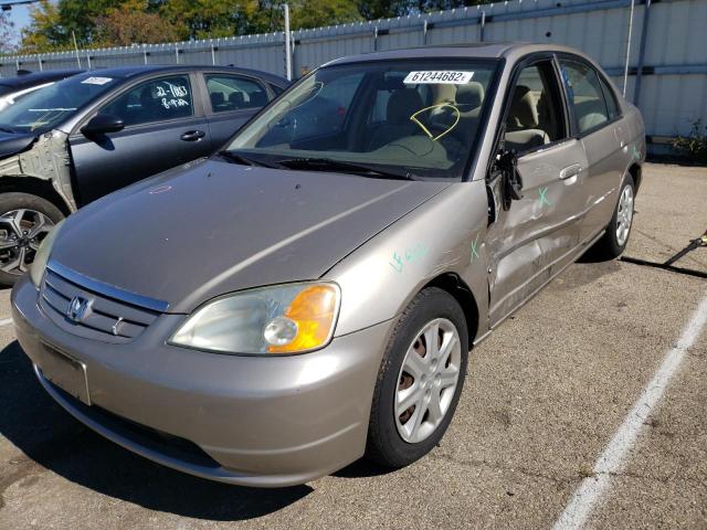 Photo 2 from auction – 2003 HONDA CIVIC EX with VIN 2HGES26753H529185