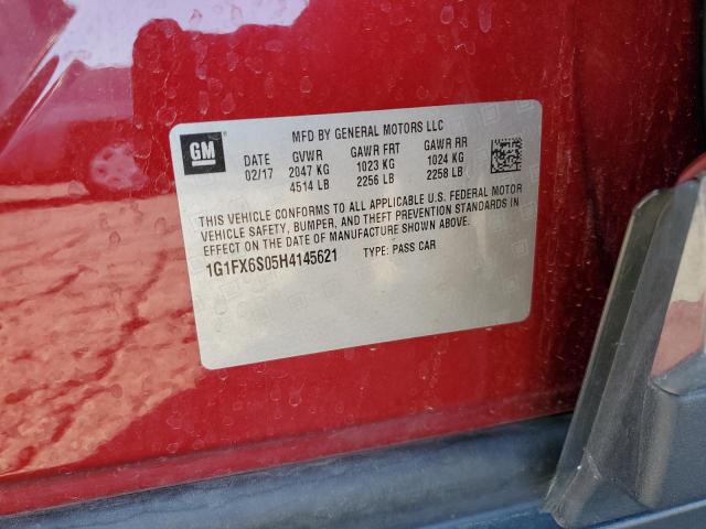 Photo 10 from auction – 2017 CHEVROLET BOLT EV PR with VIN 1G1FX6S05H4145621