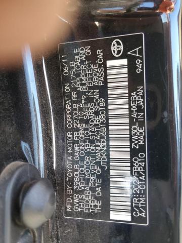 Photo 10 from auction – 2011 TOYOTA PRIUS with VIN JTDKN3DU6B1380189