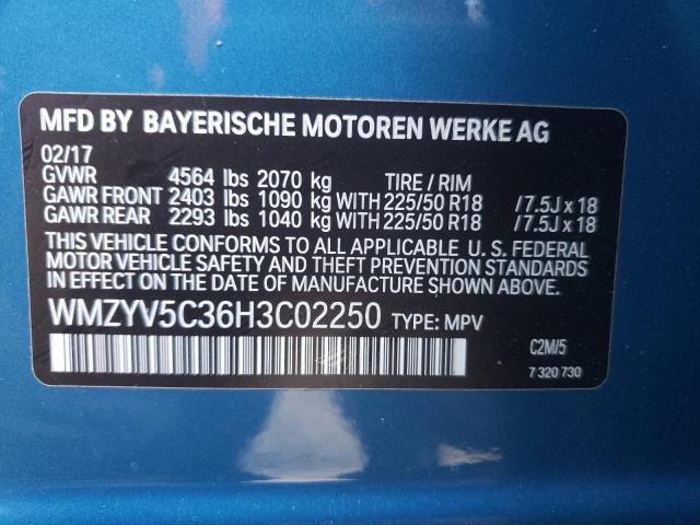 Photo 10 from auction – 2017 MINI COOPER COU with VIN WMZYV5C36H3C02250