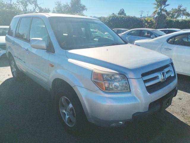 HONDA PILOT EXL 2008 with VIN 5FNYF18508B032807 - Photo from auction