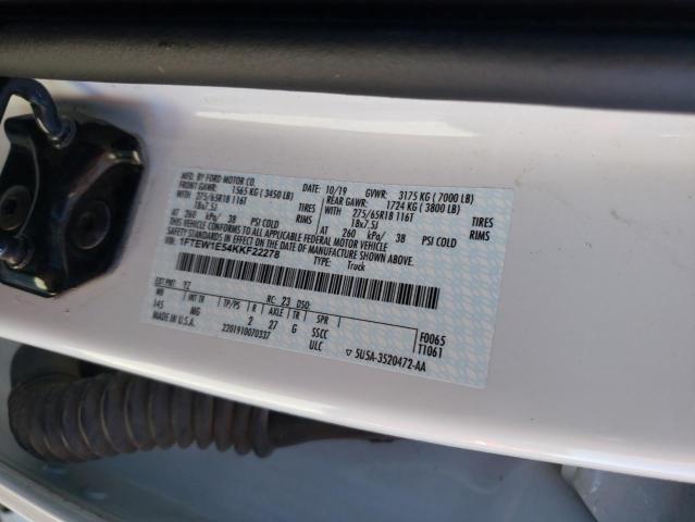 Photo 10 from auction – 2019 FORD F150 SUPER with VIN 1FTEW1E54KKF22278