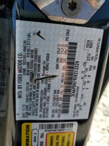 Photo 10 from auction – 2014 FORD FUSION SE with VIN 3FA6P0H79ER213324
