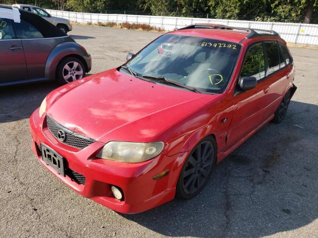 Photo 2 from auction – 2002 MAZDA PROTEGE PR with VIN JM1BJ245721632112