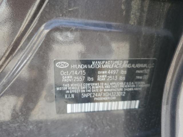 Photo 10 from auction – 2016 HYUNDAI SONATA SE with VIN 5NPE24AFXGH323012