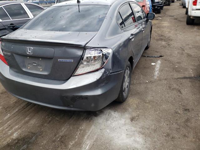 Photo 9 from auction – 2012 HONDA CIVIC HYBR with VIN JHMFB4F35CS007434