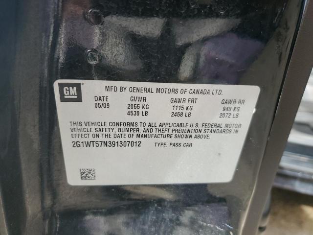 Photo 10 from auction – 2009 CHEVROLET IMPALA 1LT with VIN 2G1WT57N391307012