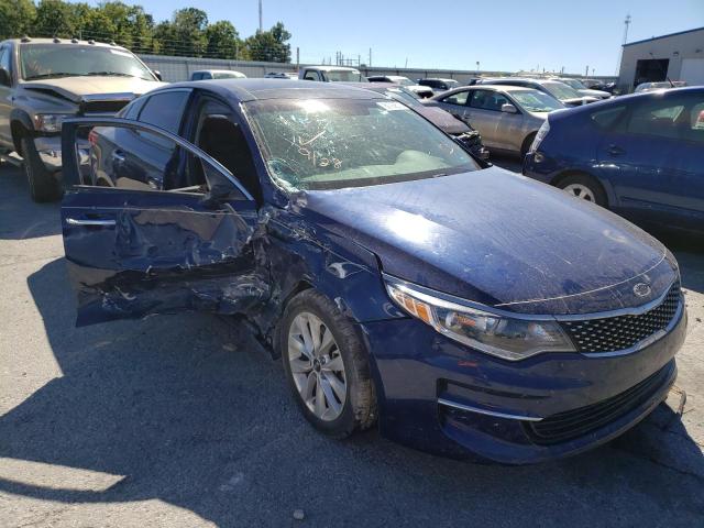 KIA OPTIMA EX 2018 with VIN 5XXGU4L37JG202334 - Photo from auction