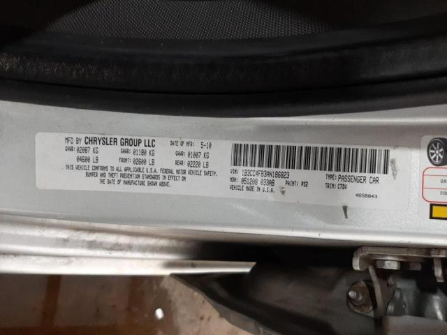 Photo 10 from auction – 2010 DODGE AVENGER SX with VIN 1B3CC4FB3AN186823