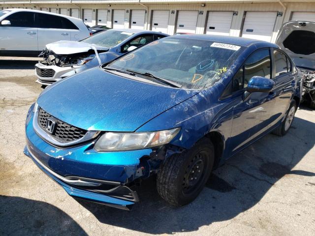 Photo 2 from auction – 2014 HONDA CIVIC LX with VIN 2HGFB2F56EH502177