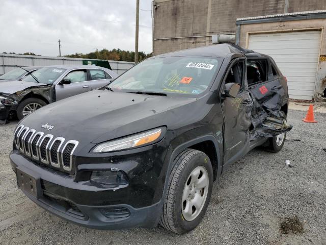 Photo 2 from auction – 2016 JEEP CHEROKEE S with VIN 1C4PJMAB2GW214014