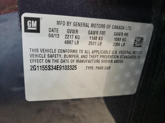 Photo 10 from auction – 2014 CHEVROLET IMPALA LTZ with VIN 2G1155S34E9103325