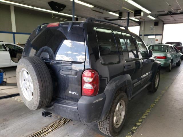 Photo 4 from auction – 2007 JEEP LIBERTY SP with VIN 1J4GL48K37W521301