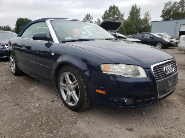 AUDI A4 2.0T CA 2007 with VIN WAUAF48H37K024034 - Photo from auction