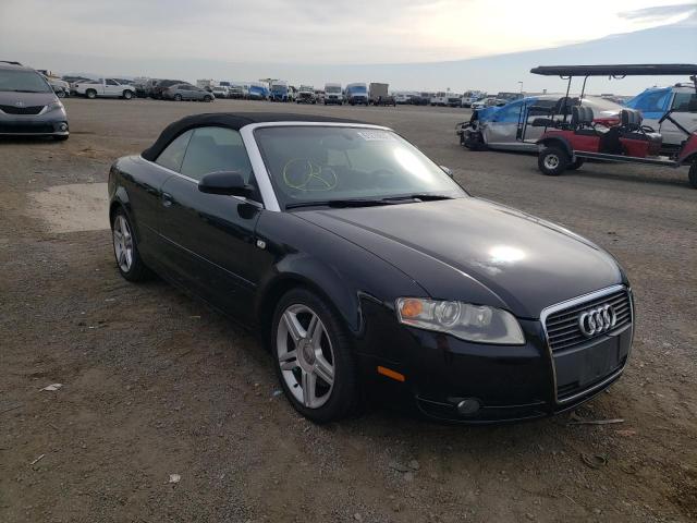 AUDI A4 2.0T CA 2007 with VIN WAUAF48H97K017525 - Photo from auction