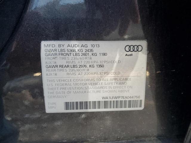 Photo 10 from auction – 2014 AUDI Q5 PREMIUM with VIN WA1LFAFP7EA044756