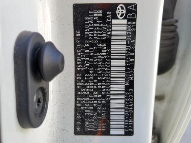 Photo 10 from auction – 2014 TOYOTA COROLLA L with VIN 5YFBURHE5EP066218