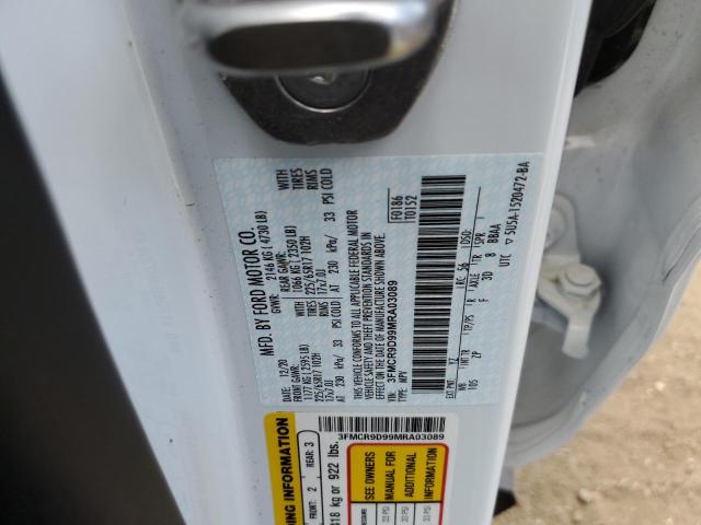 Photo 10 from auction – 2021 FORD BRONCO SPO with VIN 3FMCR9D99MRA03089