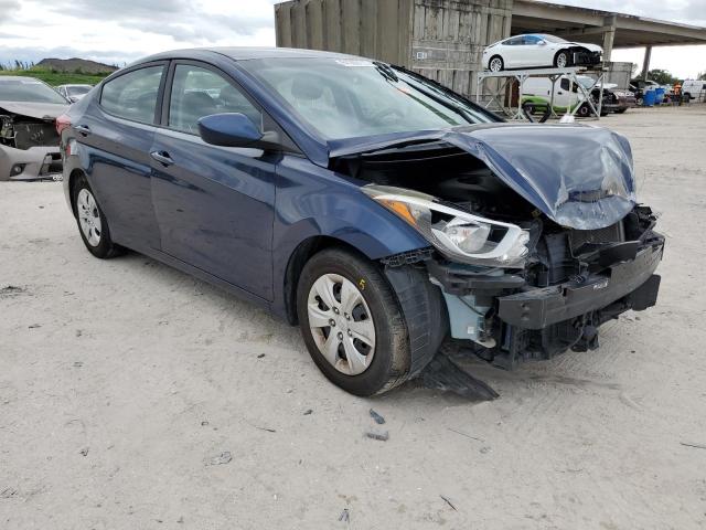 HYUNDAI ELANTRA SE 2016 with VIN 5NPDH4AE8GH700406 - Photo from auction