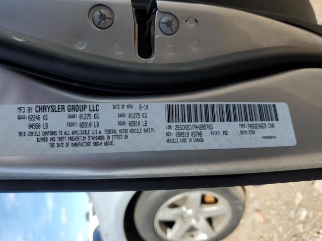 Photo 10 from auction – 2010 DODGE CHARGER SX with VIN 2B3CA3CV7AH285765