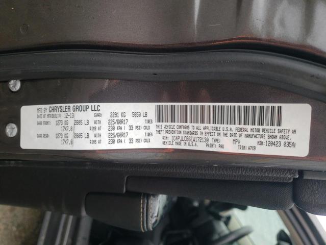 Photo 10 from auction – 2014 JEEP CHEROKEE L with VIN 1C4PJLCB6EW172130