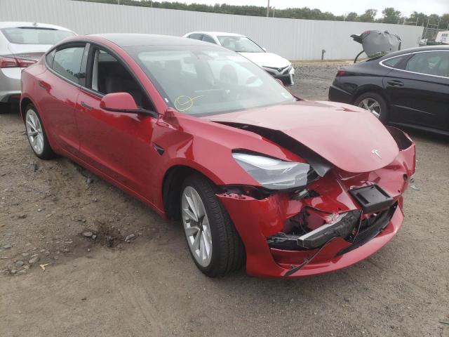 TESLA MODEL 3 2022 with VIN 5YJ3E1EA5NF291156 - Photo from auction