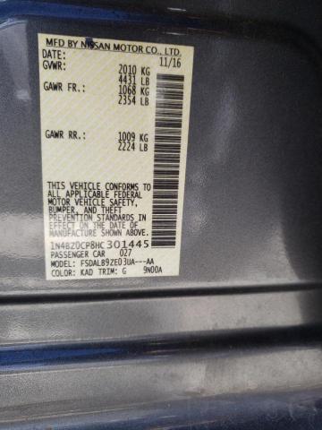 Photo 10 from auction – 2017 NISSAN LEAF S with VIN 1N4BZ0CP8HC301445