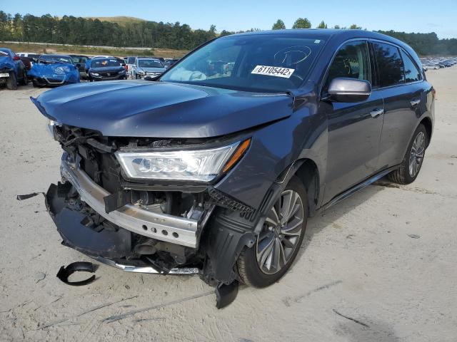 Photo 2 from auction – 2017 ACURA MDX TECHNO with VIN 5FRYD4H55HB019928