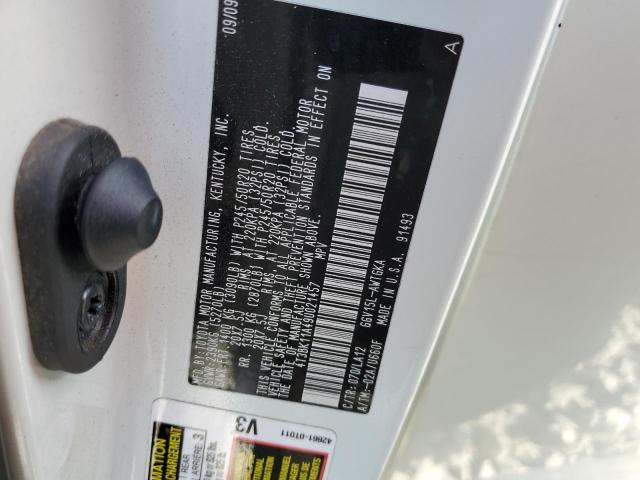 Photo 10 from auction – 2009 TOYOTA VENZA with VIN 4T3BK11A49U021457