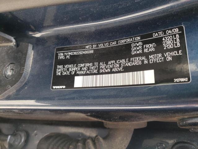 Photo 10 from auction – 2009 VOLVO S40 2.4I with VIN YV1MS382292466088