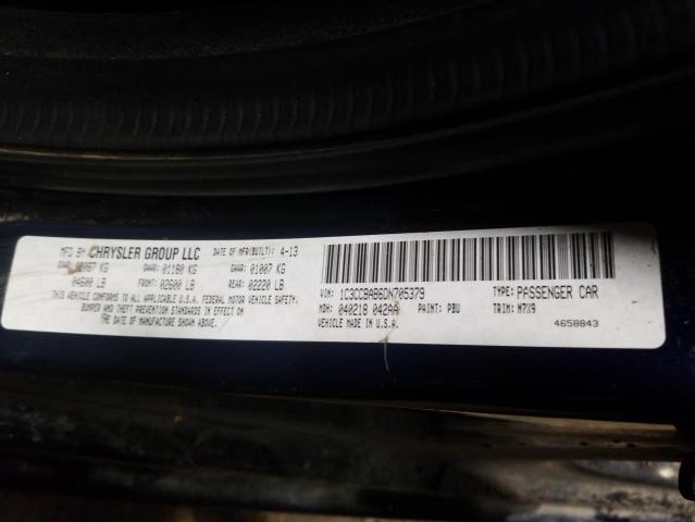 Photo 10 from auction – 2013 CHRYSLER 200 LX with VIN 1C3CCBAB6DN705379