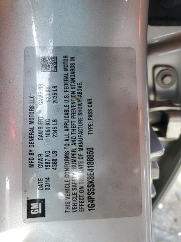 Photo 10 from auction – 2014 BUICK VERANO with VIN 1G4PS5SK8E4188850