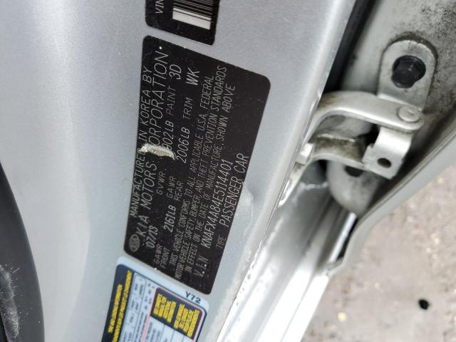Photo 10 from auction – 2014 KIA FORTE EX with VIN KNAFX4A84E5114401