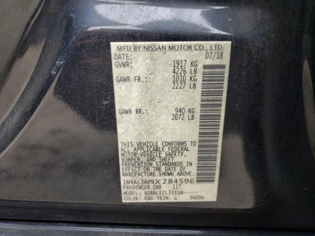Photo 10 from auction – 2018 NISSAN ALTIMA 2.5 with VIN 1N4AL3AP9JC284596