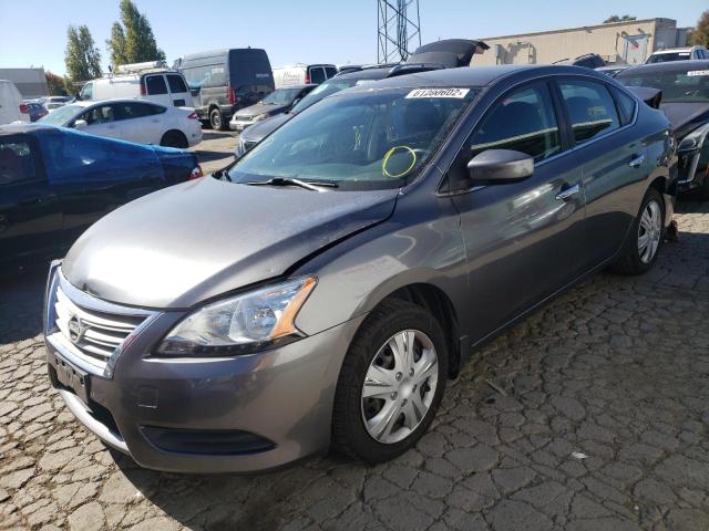 Photo 2 from auction – 2015 NISSAN SENTRA S with VIN 3N1AB7AP6FL640067
