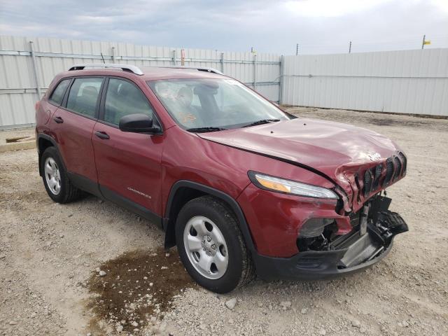 JEEP CHEROKEE S 2015 with VIN 1C4PJMAS1FW540675 - Photo from auction