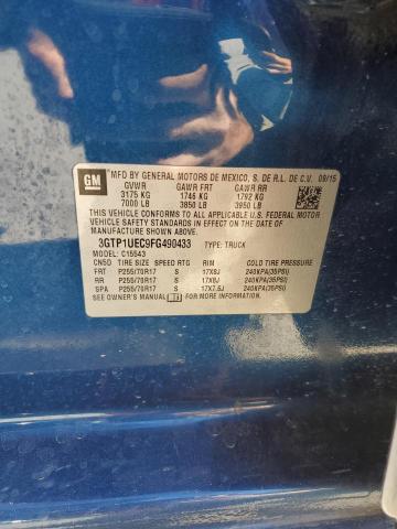 Photo 10 from auction – 2015 GMC SIERRA C15 with VIN 3GTP1UEC9FG490433