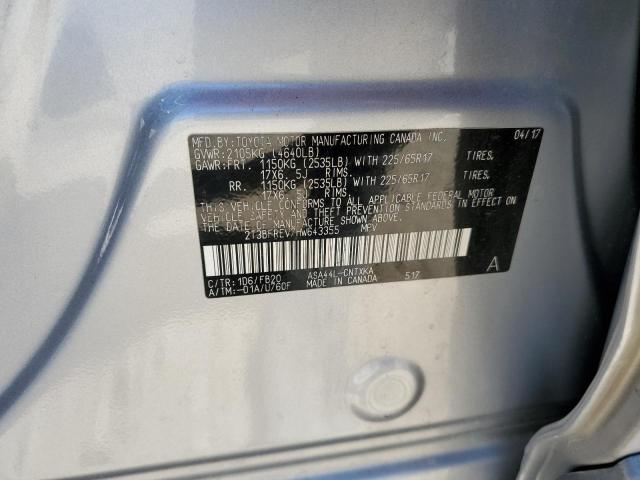 Zdjęcie 10 z aukcji – 2017 TOYOTA RAV4 LE z VIN 2T3BFREV7HW643355
