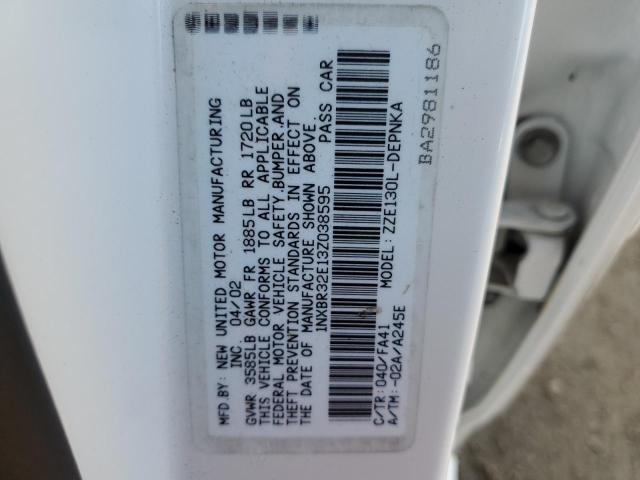 Photo 10 from auction – 2003 TOYOTA COROLLA CE with VIN 1NXBR32E13Z038595
