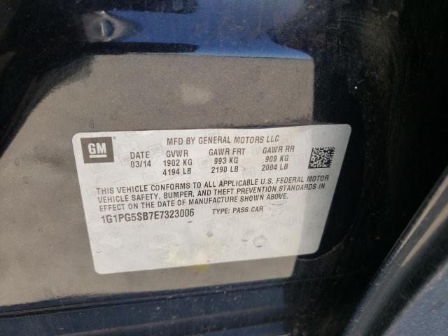 Photo 10 from auction – 2014 CHEVROLET CRUZE LTZ with VIN 1G1PG5SB7E7323006